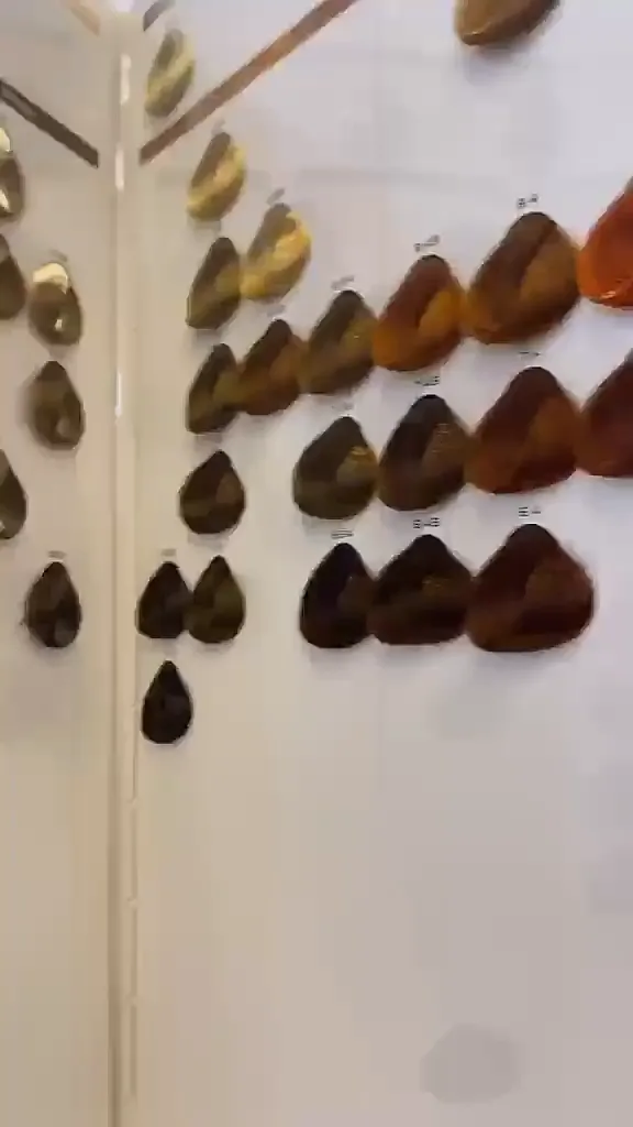 Renk kartelası duvarı
